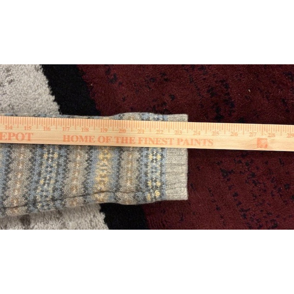 Women's Vintage Brooks Brothers Lambswool Fair Isle Sweater 1818 Hong Kong - Picture 10 of 14